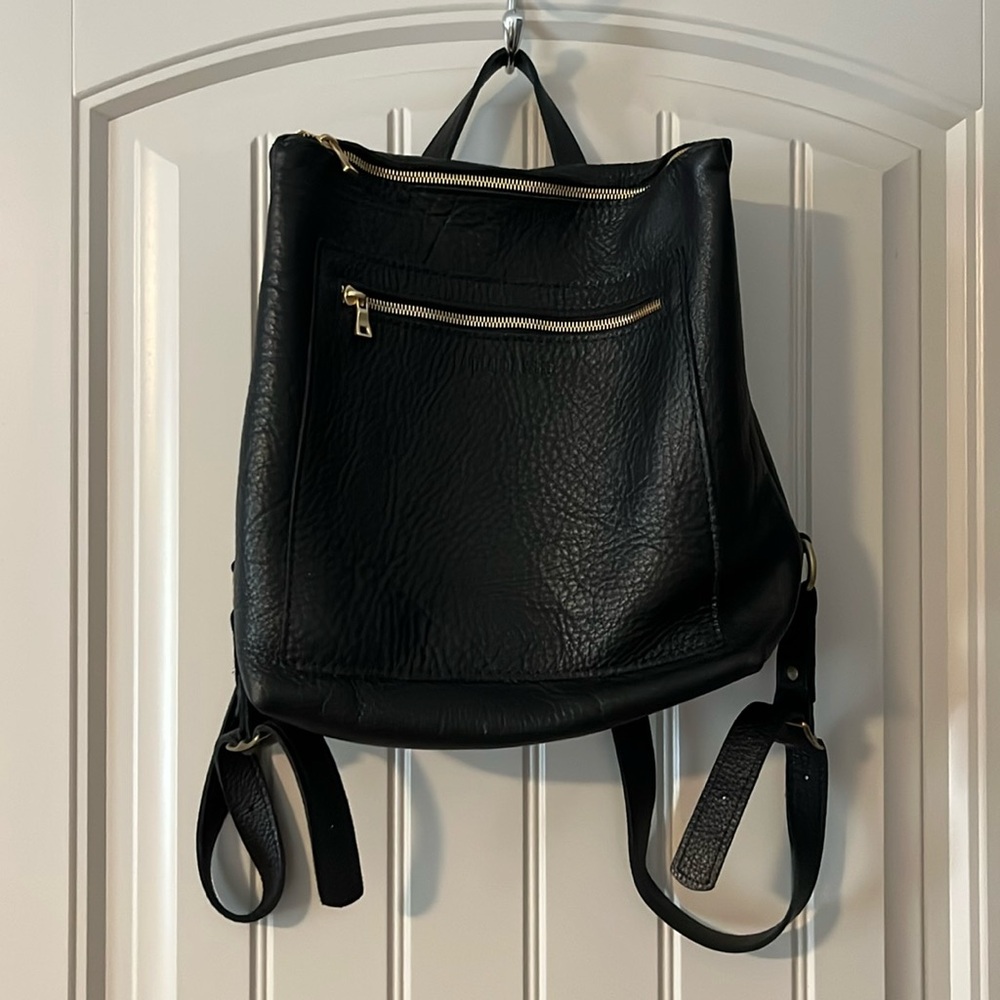 Portland Leather backpack purse